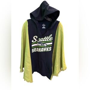 Seattle Seahawks Poncho Rocktop